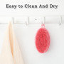 FREATECH Paquet de 2 Brosse pour Corps avec Peigne en Silicone à 2 Faces pour Bain & Douche, Nettoyage Efficace et Massage Fin, 