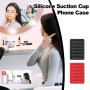 Lot de 2 ventouses en Silicone, Support de téléphone Portable à Ventouse carrée, en Silicone unilatéral, Convient pour Les télép