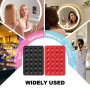 Lot de 2 ventouses en Silicone, Support de téléphone Portable à Ventouse carrée, en Silicone unilatéral, Convient pour Les télép