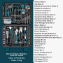 Sundpey Boite a Outils Complete 281 pièces - Caisse a outil pour Hommes et Femmes Malette Outils Complet Avec Ensemble de Clés à