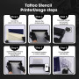 Thermocopieur Tatouage Kit - Machine a Tatouer Kit Complet avec Imprimante Tatouage, Machine Tatouage Professionnel, 20pièces Ai