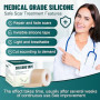 Pansement Silicone Cicatriciel, Bande Réutilisable et Découpable Pour le Soin Quotidien, Aide à Améliorer l'Apparence, Aide à Un