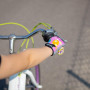 meteor Gants de Vélo Enfant Demi-Doigts Antidérapants Respirants Antichoc, Réglables pour Garçons et Filles, VTT, Cyclisme, Trot