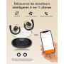Ecouteur Traducteur Instantané, 42 Heure Bluetooth 5.4 Ecouteurs sans Fil avec 156 Langues, 3 en 1 Écouteur AI Traduction Vocale