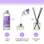 SCENTORINI Recharge Diffuseur de Parfum Lavande, 200ML Diffuseur de Parfum Batonnets Diffuseur Parfum pour la Chambre, la Salle 