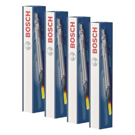 Bosch GLP224 - Bougie de Préchauffage Duraterm - Boite Carton - pour Véhicules à Moteur Diesel, Paquet de 4