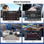 5G WiFi 2+64GB Android Autoradio Wireless Carplay pour VW Golf 5 6 Polo Seat Skoda Écran Tactile 9 Pouces Bluetooth Poste Radio