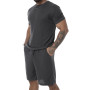 KUYIGO Short et chemise d'été pour homme - 2 pièces - Style décontracté - Respirant