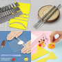 Yayatty 19 PCS Outils de Modelage Céramique, Outils Sculpture Argile, Rouleau à Pâtisserie en Acrylique, Lame de Trancheuse D'ar