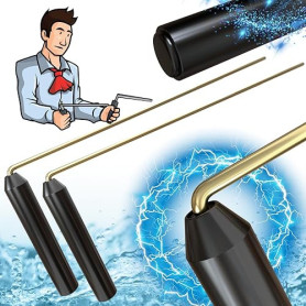 Baguettes de Sourcier Professionnelles Modèle PRESTIGE - Baguette de Radiesthésie Ultra Résistantes, Tiges en Laiton – Marque Fr