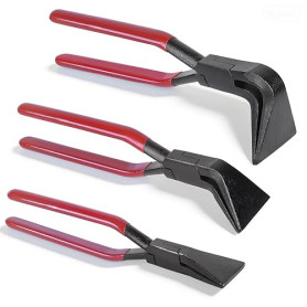EFUTURETIME 3 pièces Pinces Pliantes la Tôle 0° 45° 90° Pince à Plier Largeur de Mâchoire 60 mm, Outil de Cintrage pour Tôliers