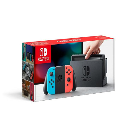 Console Nintendo Switch avec Joy-Con - bleu néon/rouge néon