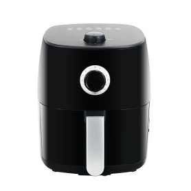 Home Trends Mini friteuse à air chaud avec contrôle de la température programmable, 1400 W, minuterie de 30 minutes, friture san
