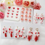 Zzcy 9 Pcs Emporte-Pièces en Forme de Cœur D'argile Polymère, Tampons en Argile à Cœur pour Boucles D'oreilles et Autres Bijoux