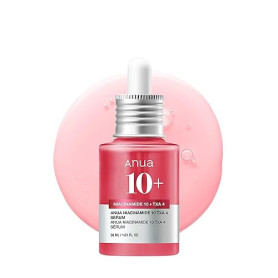 Anua Niacinamide 10% TXA 4 Sérum Éclat – Sérum Visage Hydratant & Anti-Imperfections, Peau Sensible, Skincare Coréenne, 30ml (30