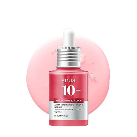 Anua Niacinamide 10% TXA 4 Sérum Éclat – Sérum Visage Hydratant & Anti-Imperfections, Peau Sensible, Skincare Coréenne, 30ml (30