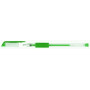 OFFICER PRODUCTS Lot de 50 stylos à bille gel - Couleur de l'encre gel : vert - Diamètre de la boule : 0,5 mm - Stylo gel - Encr