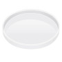 ANBOO Moule en silicone époxy de 30 cm - Grand plateau rond en silicone - Moule de table en résine époxy pour rivière café burea