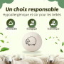 Hanamura Boules de séchage - 6 boules de sèche-linge - 100 % laine de mouton - Avec sac de rangement
