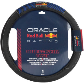 Housse de Volant antidérapante Red Bull Blended Lines Noir/Blanc pour Voitures 100% polyuréthane, matériau antidérapant, Install