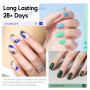 PEACECOLOR 40pcs Vernis Semi Permanent, 35 Couleurs Vernis Gel UV Semi Permanent Blanc Rouge Rose Bleu avec 5pcs Base Top Coat V