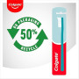 COLGATE - Brosse à dents Triple Action Souple - Nettoyage Interdentaire - Blancheur Naturelle - Haleine Fraîche - Lot de 3 Bross