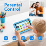 SUMTAB Tablette Enfants 7 Pouces Android Tablette pour Enfant avec 8GB RAM+64GB ROM(TF 256GB), Contrôle Parental, WiFi, Bluetoot