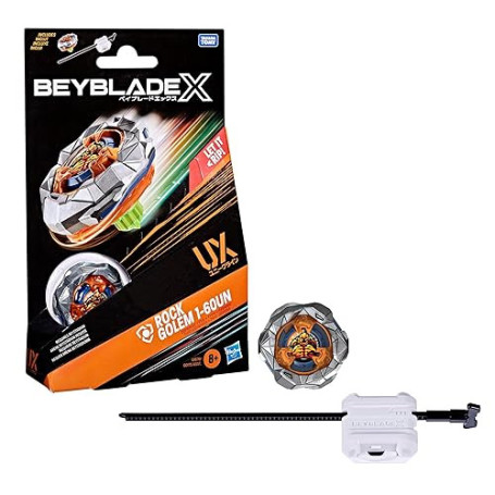 Beyblade X Starter Pack Rock Golem 1-60UN UX avec toupie et Lanceur
