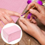 50 Pièces Tapis D'ongles Nappe De Tatouage Jetable Serviettes En Papier, Couverture De Table À Ongles Tampons De Table De Manucu
