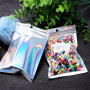 BQTQ 150 Pièces Sacs Refermables Anti-Odeur, Sacs à Fermeture à Glissière Sachets Refermables Zip, Sac Aluminium Pochettes pour