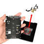 JZK Adaptateur M.2 NGFF SSD vers SATA 2,5 Pouces, 7 mm d'épaisseur boîtier Disque Dur, convertisseur SSD NGFF basé sur clé B & M
