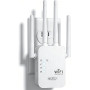 Répéteur WiFi 1200Mbps, Puissant WiFi Booster Double Bande 5GHz & 2.4GHz Amplificateur WiFi Puissant avec Gigabit Ethernet Port,