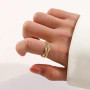 CHONGQILAO 5 Pièces Bague Femme Acier Inoxydable, Bague Coquillage Etoile de Mer, Vintage Bagues pour Femmes, Set de Bague Doré,