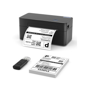 BORN4SHIP Imprimante d'Étiquettes Thermique 4 x 6 pour Expédition DHL USB Compatible avec Etsy, Amazon pour Petits Colis (Connex