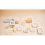 Mepal - Modula boîte à charcuterie 3 étages – Blanc – boîte de rangement frigo pour charcuterie - trois boîtes de conservation s