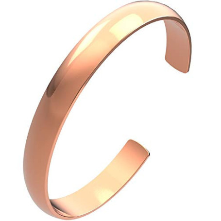 Bracelet en cuivre naturel - Bracelet en cuivre massif sans aimant