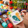 Shuttle Art Peinture Acrylique, Set de 18 Couleurs Flacons (250ml/8,45oz), Richement Pigmentée, Lot de Peinture Acrylique pour A