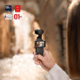 Bundle Standard DJI Osmo Pocket 4, caméra vlog de Poche avec nacelle, capteur CMOS 1 Pouce et 4K/240 IPS, stabilisation sur 3 Ax