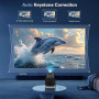 [App intégrée] Vidéoprojecteur 4K 1080P, Mini Projecteur Portable WiFi 6 BT 5.4, Projecteur Full HD 1080P Compatible Con HDMI/TV