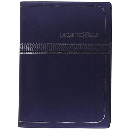 La Sainte Bible Segond 1910 - Bleu, vinyle, caractère confort