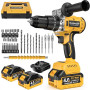SundpeyPRO Perceuse Percussion Sans Fil 120Nm - 21V Brushless Perceuse Visseuse Sans Fil, 2 Batteries 4.0Ah, 20+3 Réglages de Co