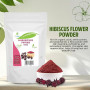 Poudre d'Hibiscus pour Cheveux et Peau 100 gr - utilisation dans les formulations de soins de la peau et des cheveux - 100% Natu