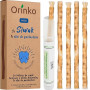 ORINKO Lot de 5 Bâtons de Siwak + Étui de protection – Brosse à Dents 100% Naturelle – Nettoyant, Désinfectant et Blanchissant -