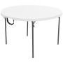 Lifetime Table Ronde Pliante en Deux (122 cm) 280064