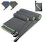 Mozvvco Lot de 3 Serviette Microfibre,180x80cm Serviette Sport Absorbante+100x50cm Serviettes Séchage Rapide+80x40cm Grande Serv