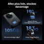 Bundle Standard DJI Osmo 360, caméra 360 avec imagerie 360° de 1 Pouce, vidéo 360° en 8K Native, Photo 360° en 120 MP, étanche,
