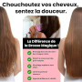 Brosse à Cheveux Magique - Démêlante Instantanée - Poils de Sanglier & Nylon - Anti-Casse & Anti-Statique - Pour Cheveux Bouclés