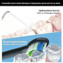 Kit de nettoyage buccal 2-1 - Hydropulseur dentaire et brosse à dents électrique - Brosse à dents et fil dentaire - Pour le nett