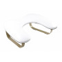 WONEDIRR Repose-ongles en forme de U : accoudoir pour ongles avec repose-pieds incurvé doré - Angle d'inclinaison de 45° - Repos