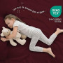 Dreamzie Parure de Lit 140x200 cm - 4 Pièces en Microfibre - Drap Housse 140x200 cm - Drap Plat 2 Personnes 220x270 cm - 2 Taie